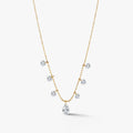 Celestielle Drop Diamond Necklace 18k Yellow Gold