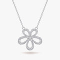 Fleur Étoile Necklace 18k White Gold