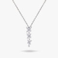 Celestia Cascade Necklace 18k White Gold