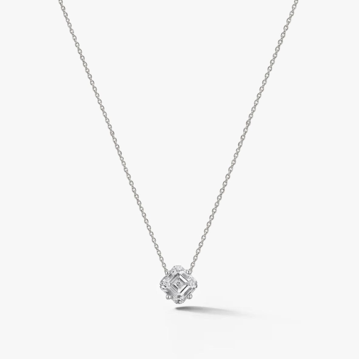 Astera Solitaire Necklace 18k White gold 1.5ct