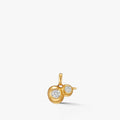 Fortuna Twin Diamond Pendant 18k Yellow Gold