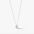 Fleur Lumière Necklace 18k White Gold