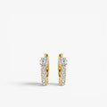 Aurora Diamond Hoop Earrings 18k Yellow Gold 1.4 ct