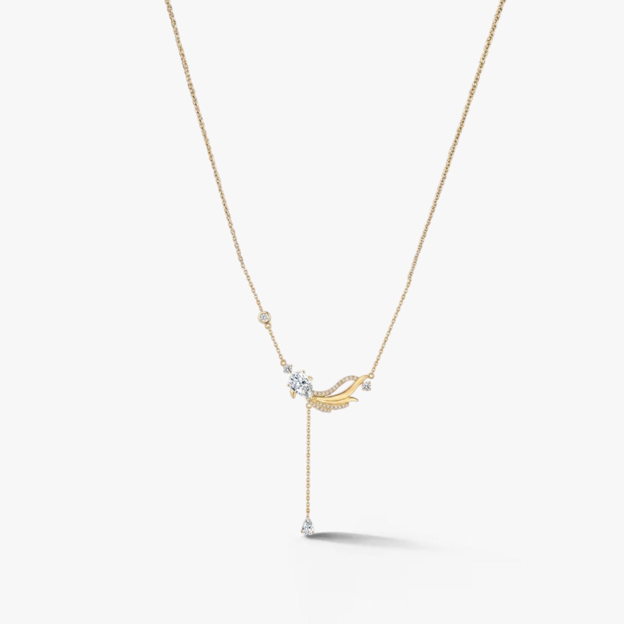 Aurielle Whisper Necklace 18k Yellow gold