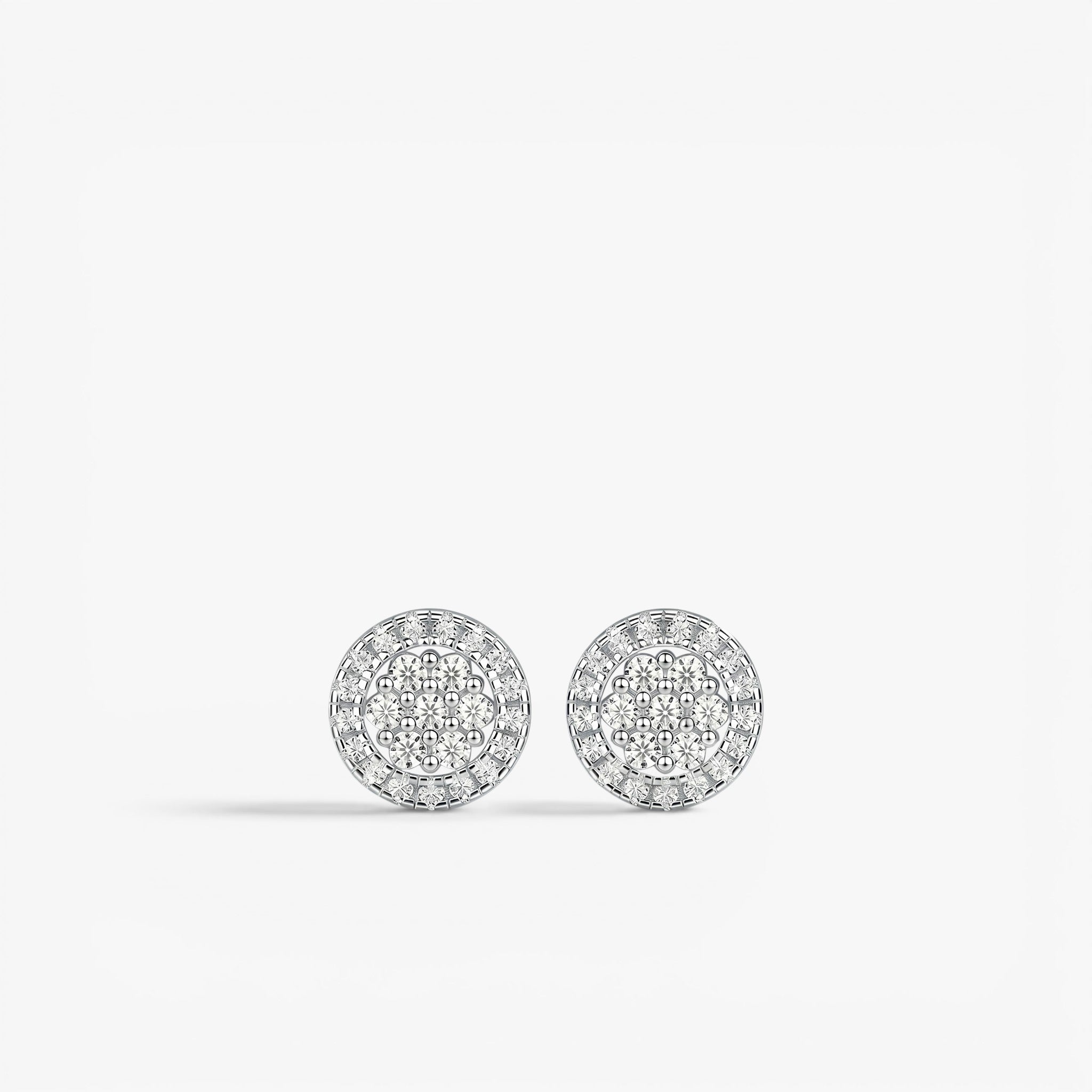 Celestia Diamond Stud Earrings 18k White Gold 0.36 ct
