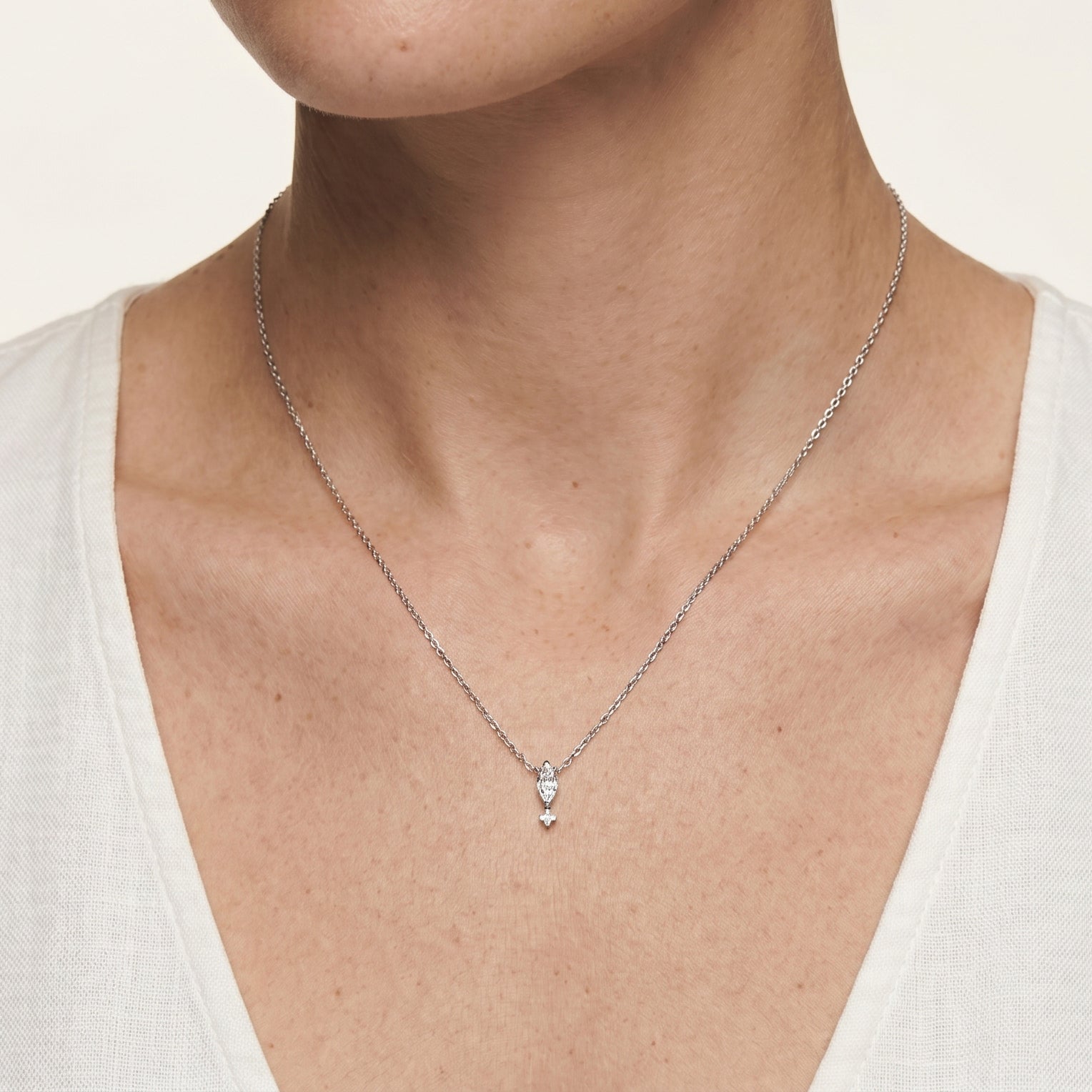 18k White Gold