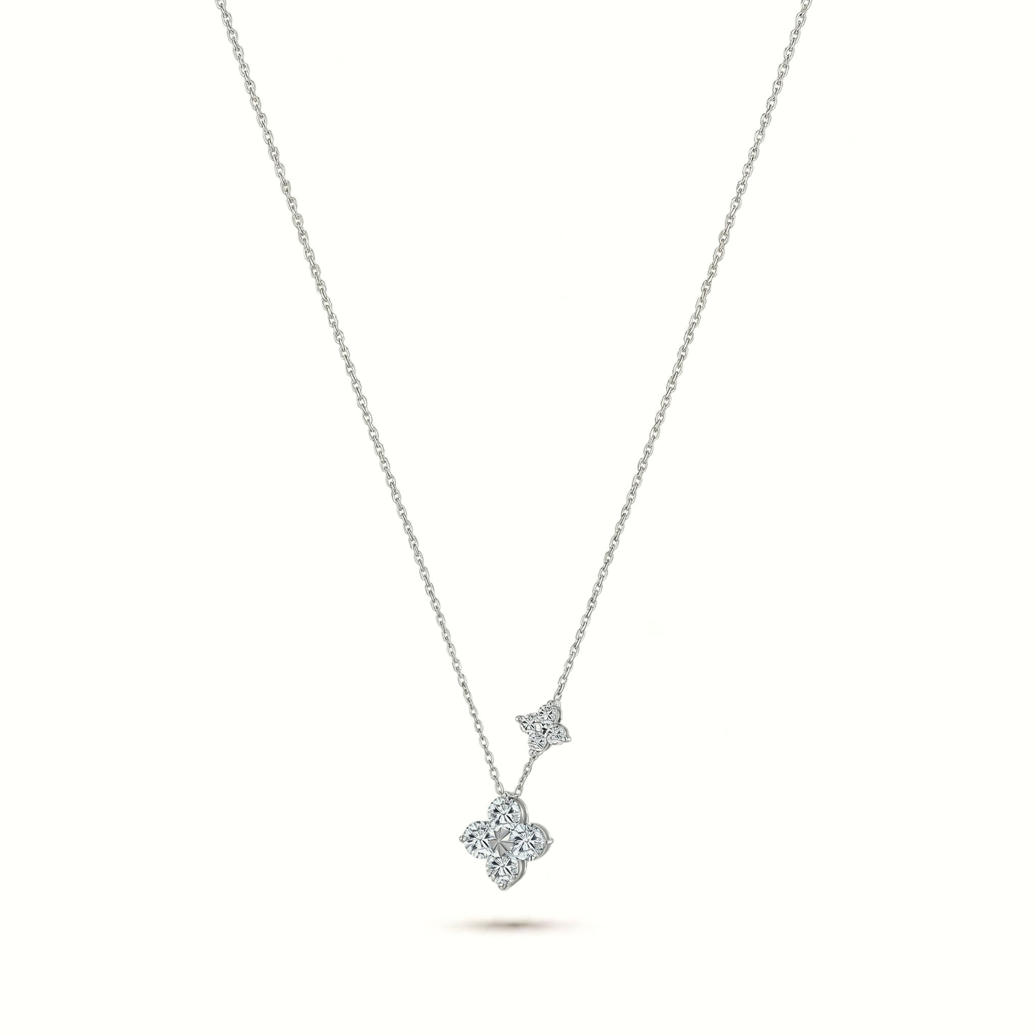 18k White Gold 