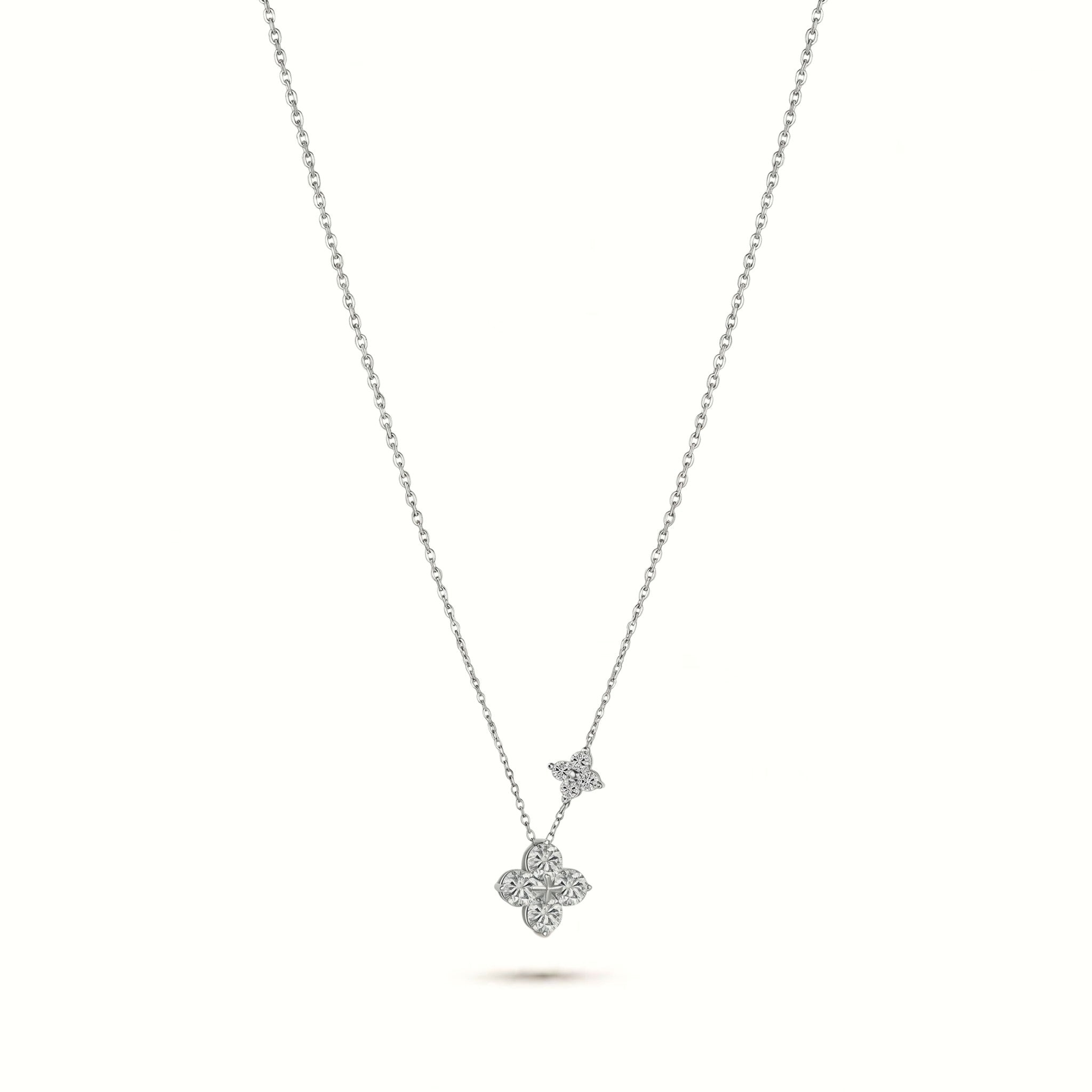 18k White Gold 