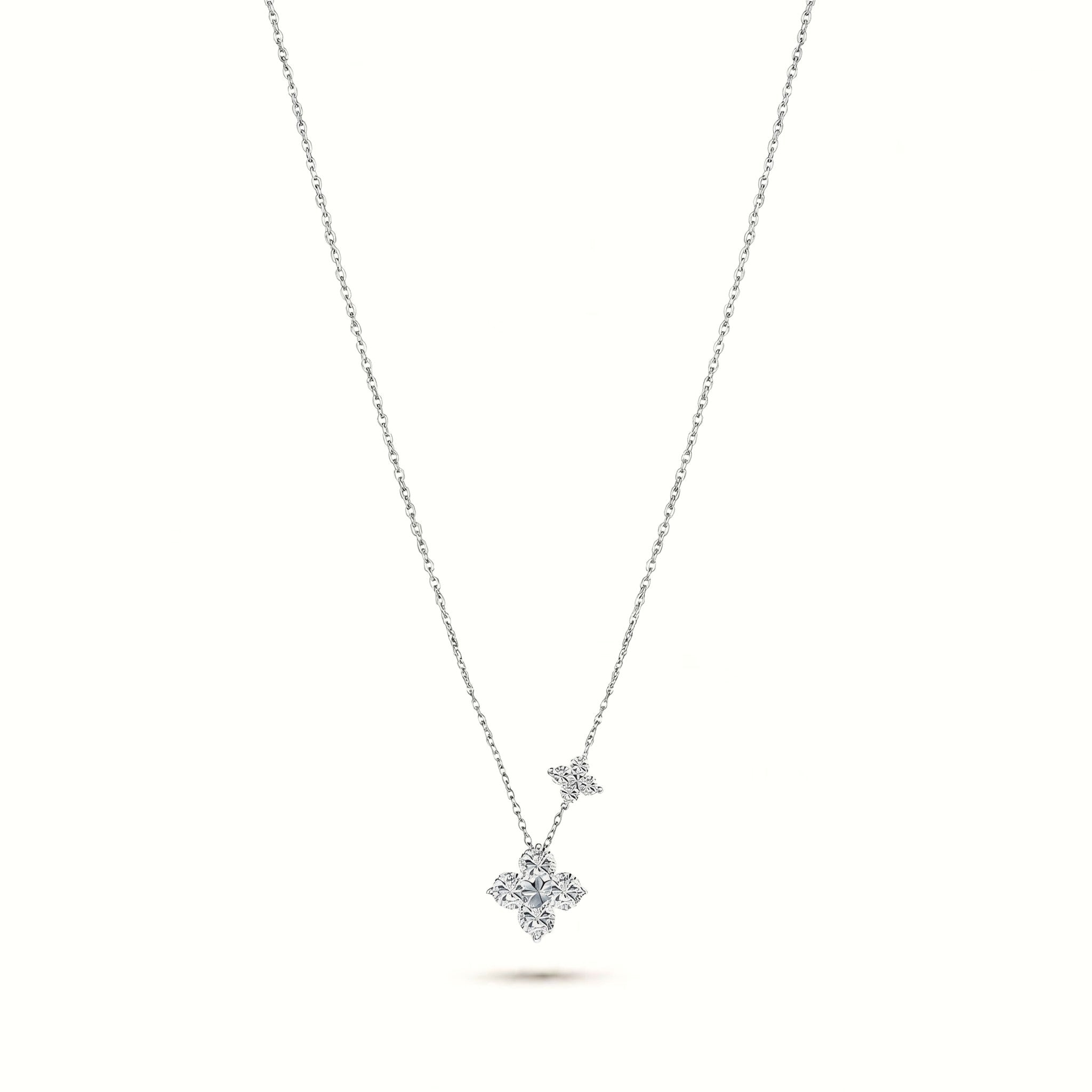 18k White Gold 