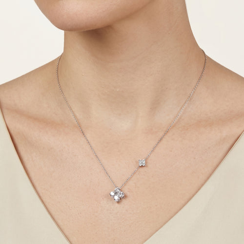 18k White Gold 