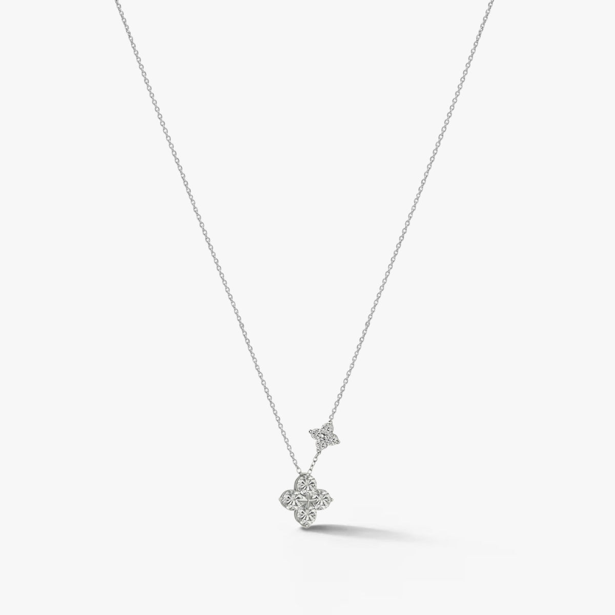 18k White Gold 