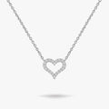 Amorette Diamond Heart Necklace