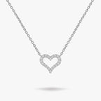Amorette Diamond Heart Necklace
