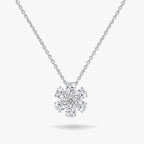 Fleur Lumière Necklace 18k White Gold
