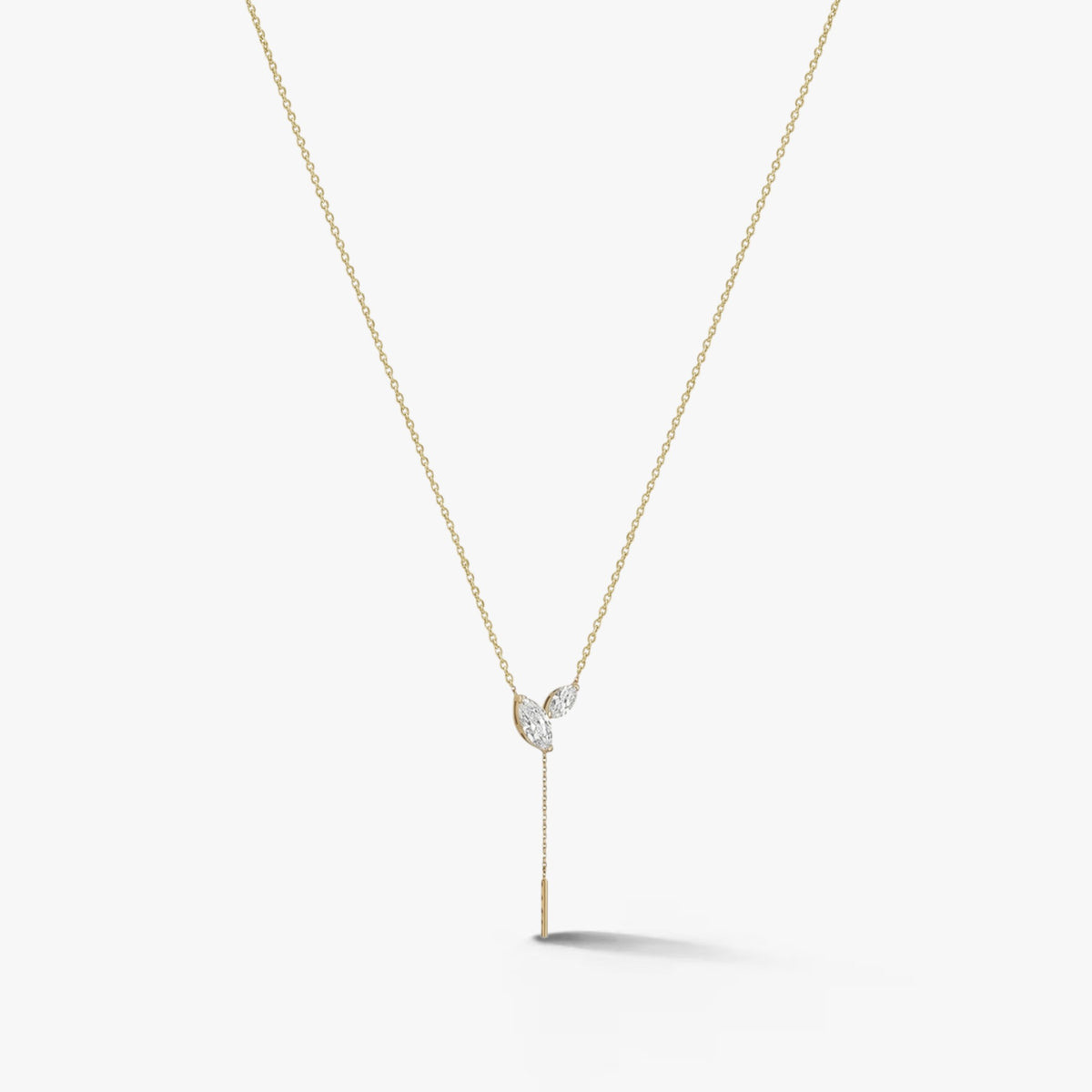 Élan Marquise Lariat Necklace