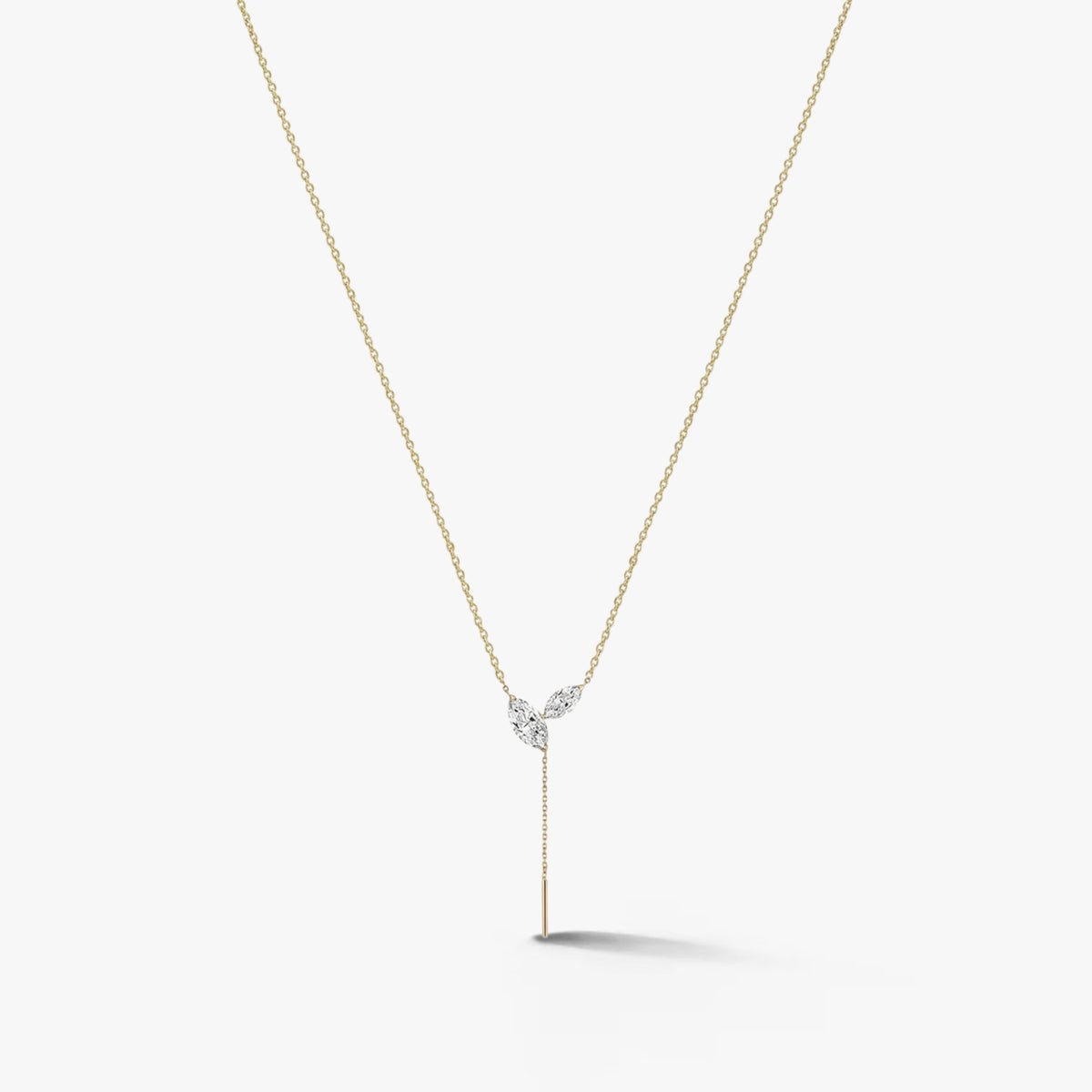 Élan Marquise Lariat Necklace