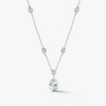 Lueur Drop Necklace 18k White Gold 1 ct