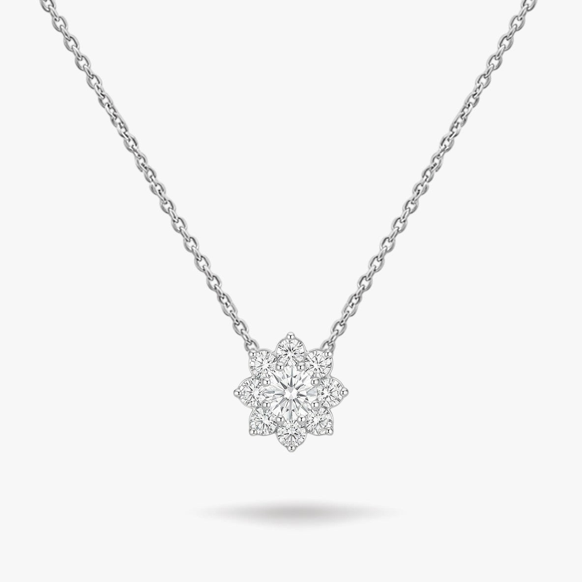 Snowé Bloom Diamond Necklace 18k White Gold