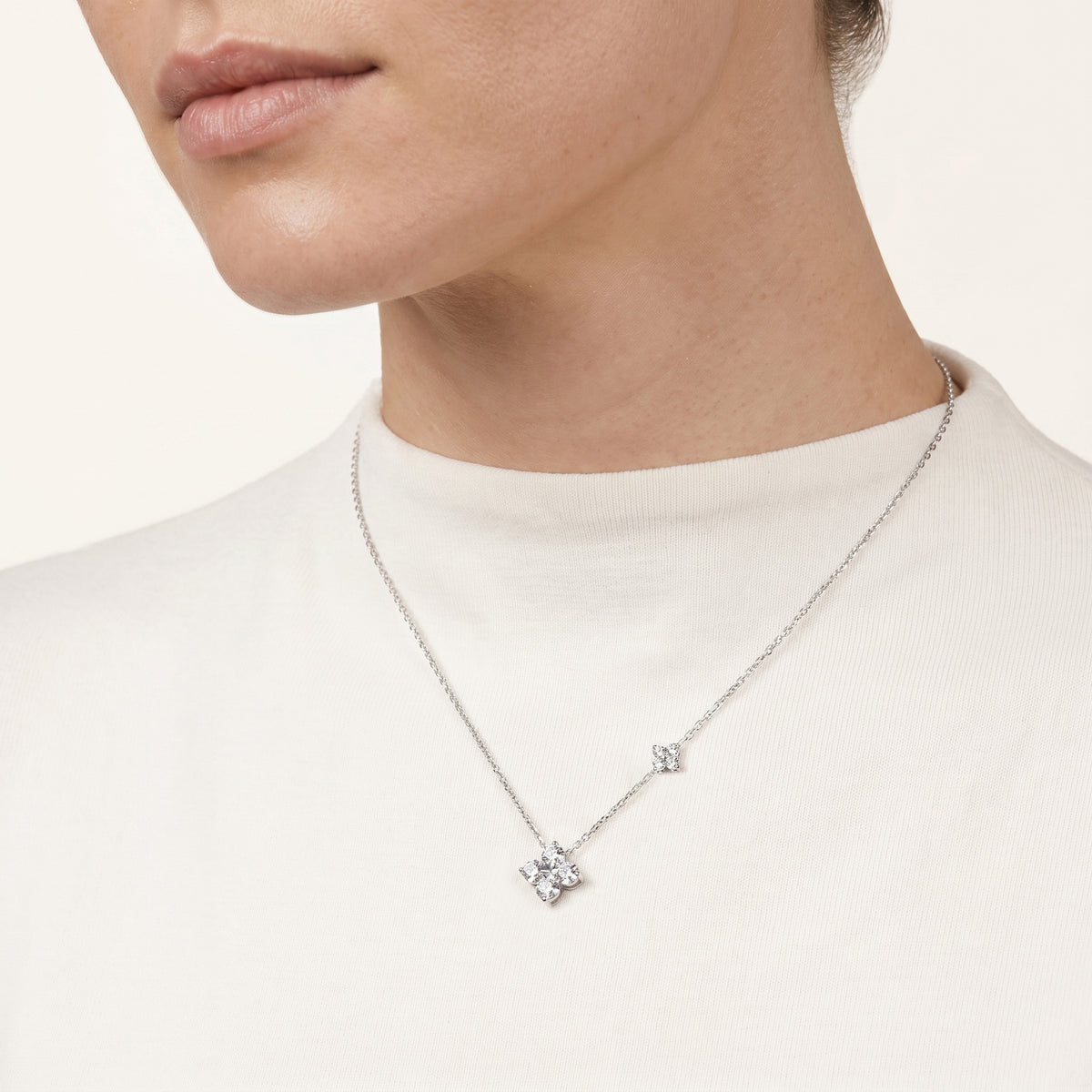 18k White Gold