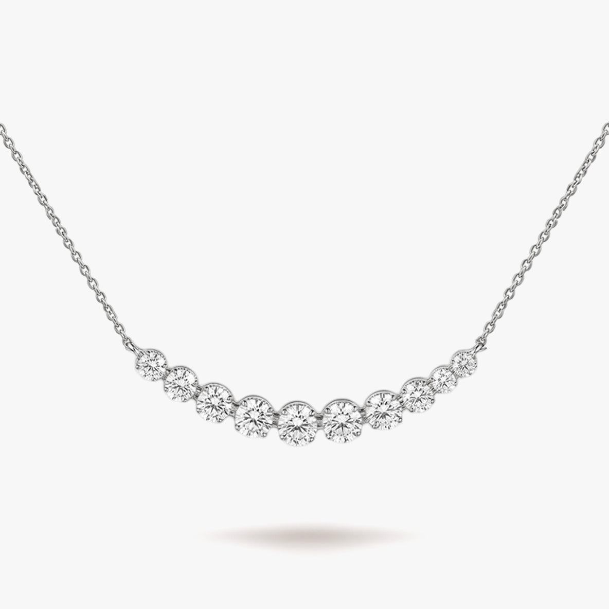 Celeste Diamond Bar Necklace 18k