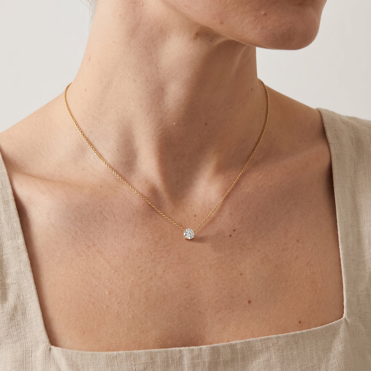 18k Yellow Gold 1 ct