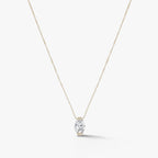 Aurielle Oval Diamond Necklace 18K Yellow Gold 1 ct