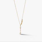 Wisteria Diamond Drop Necklace 18k Yellow Gold