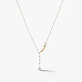 Wisteria Diamond Drop Necklace 18k Yellow Gold