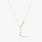 Wisteria Diamond Drop Necklace 18k Yellow Gold