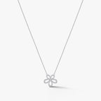 Fleur Étoile Necklace 18k White Gold