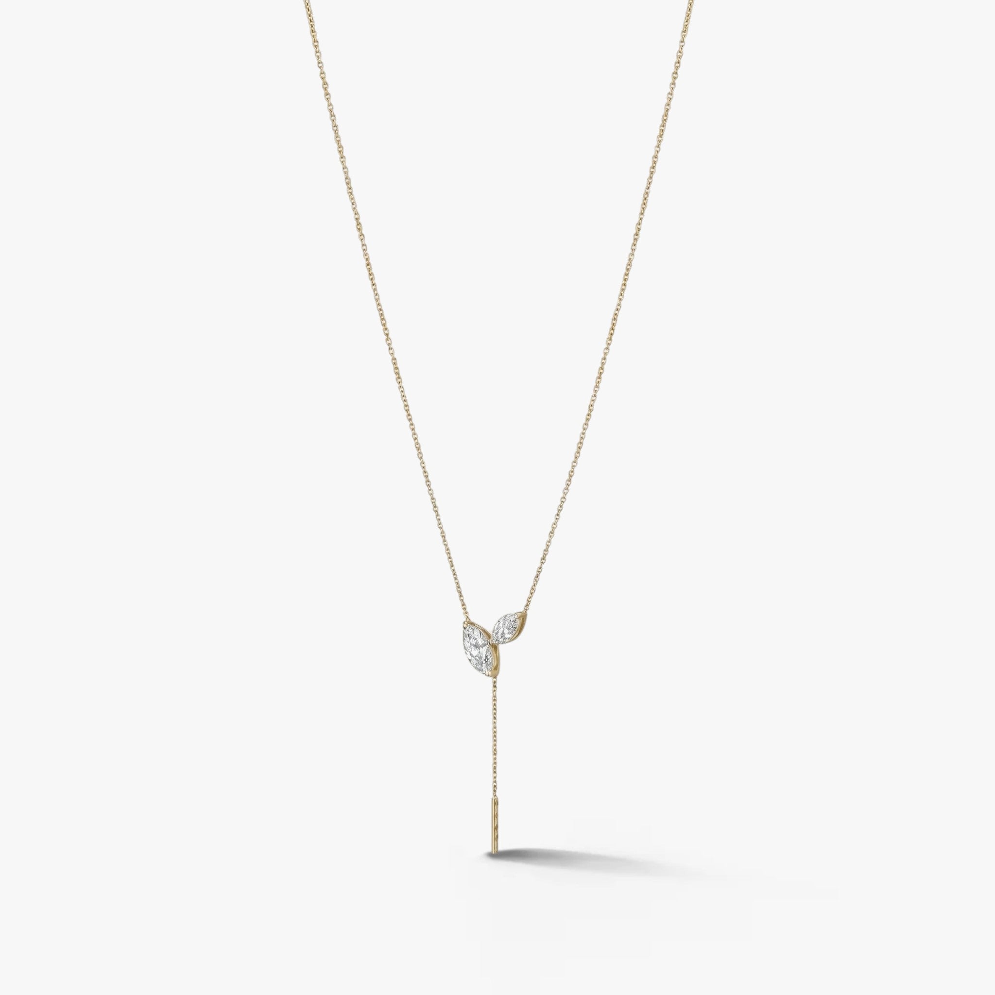 Élan Marquise Lariat Necklace