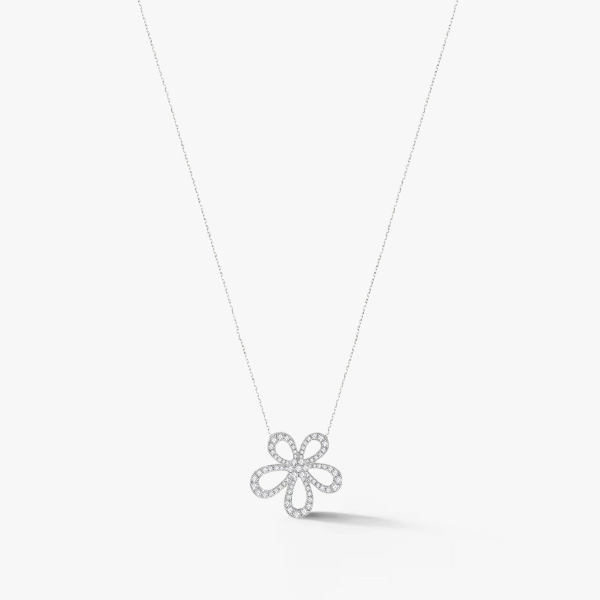 18k White Gold 