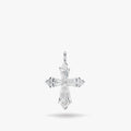Étoile Kite Cross Pendant 18k White Gold