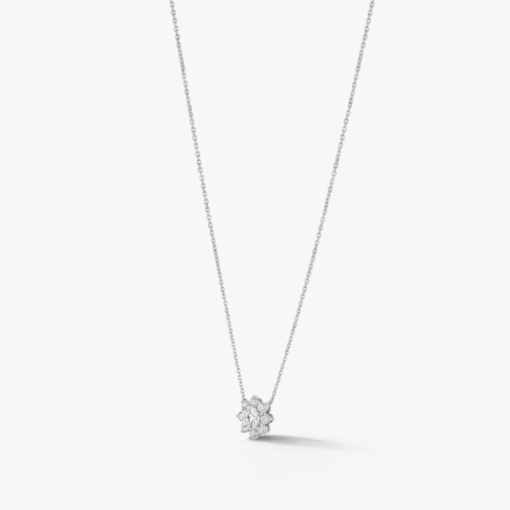 Snowé Bloom Diamond Necklace 18k White Gold