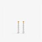 Cascade Lumière Drop Earrings 18k Yellow Gold