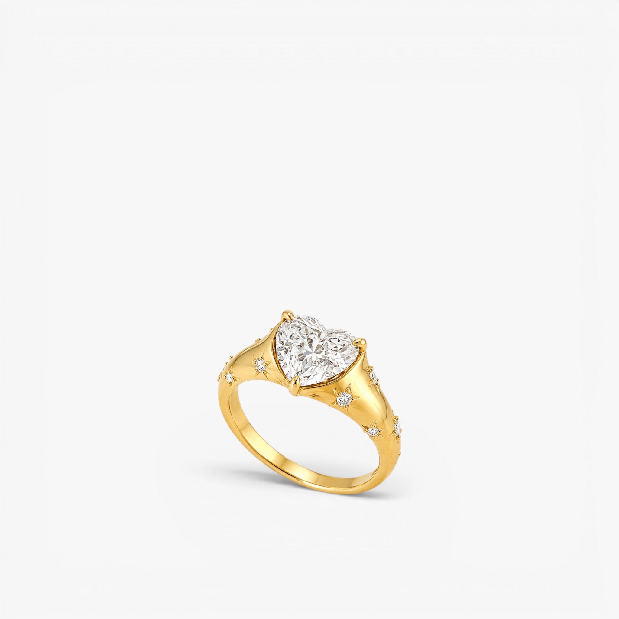 Celeste Amour Ring 18k Yellow Gold 1 ct