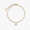 Céleste Heart Diamond Necklace 18k Yellow Gold 0.5 ct