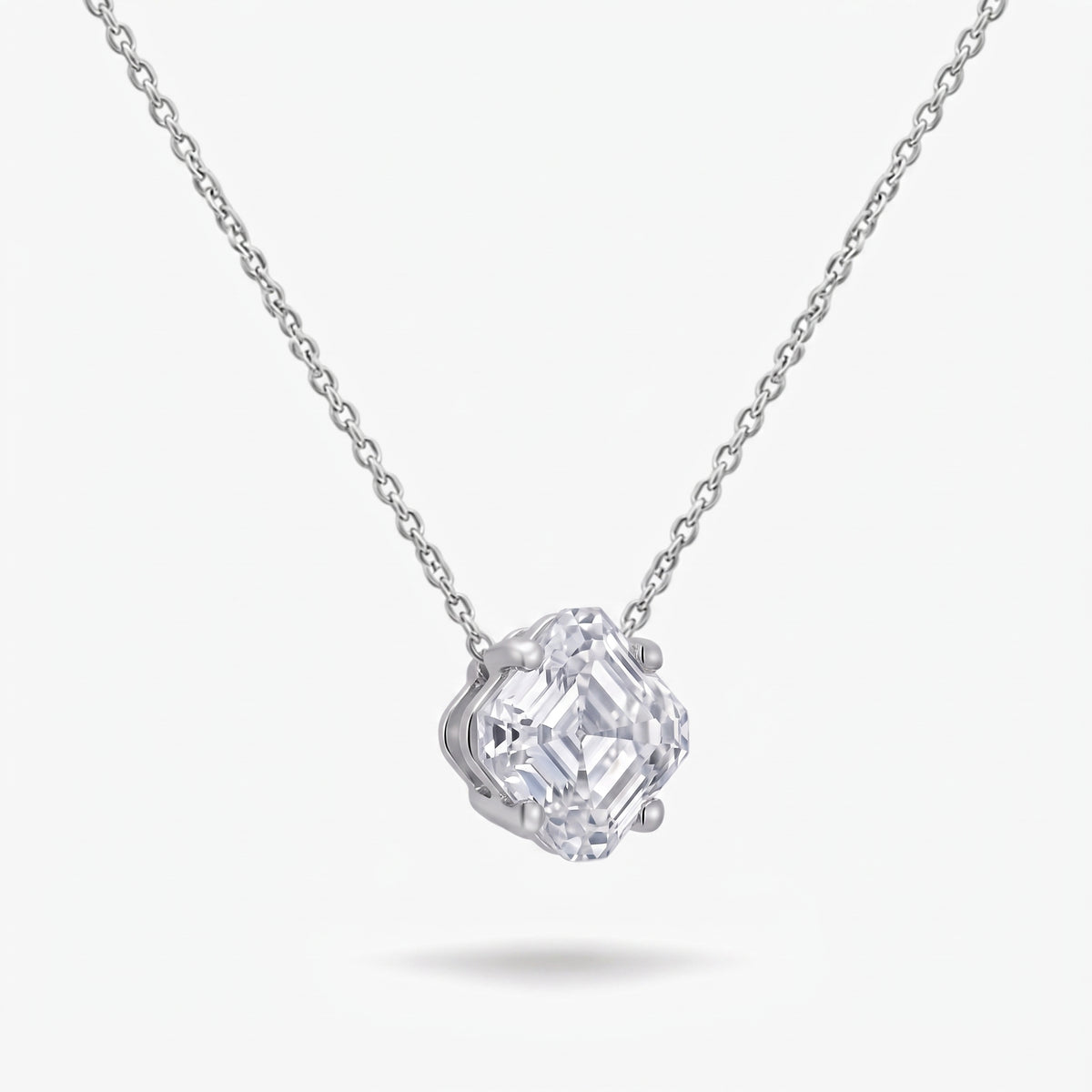 Astera Solitaire Necklace 18k White gold 1.5ct