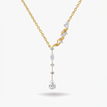 Wisteria Diamond Drop Necklace 18k Yellow Gold