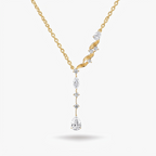 Wisteria Diamond Drop Necklace 18k Yellow Gold