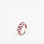Rosé Aurora Pavé Ring 14k Rose Gold