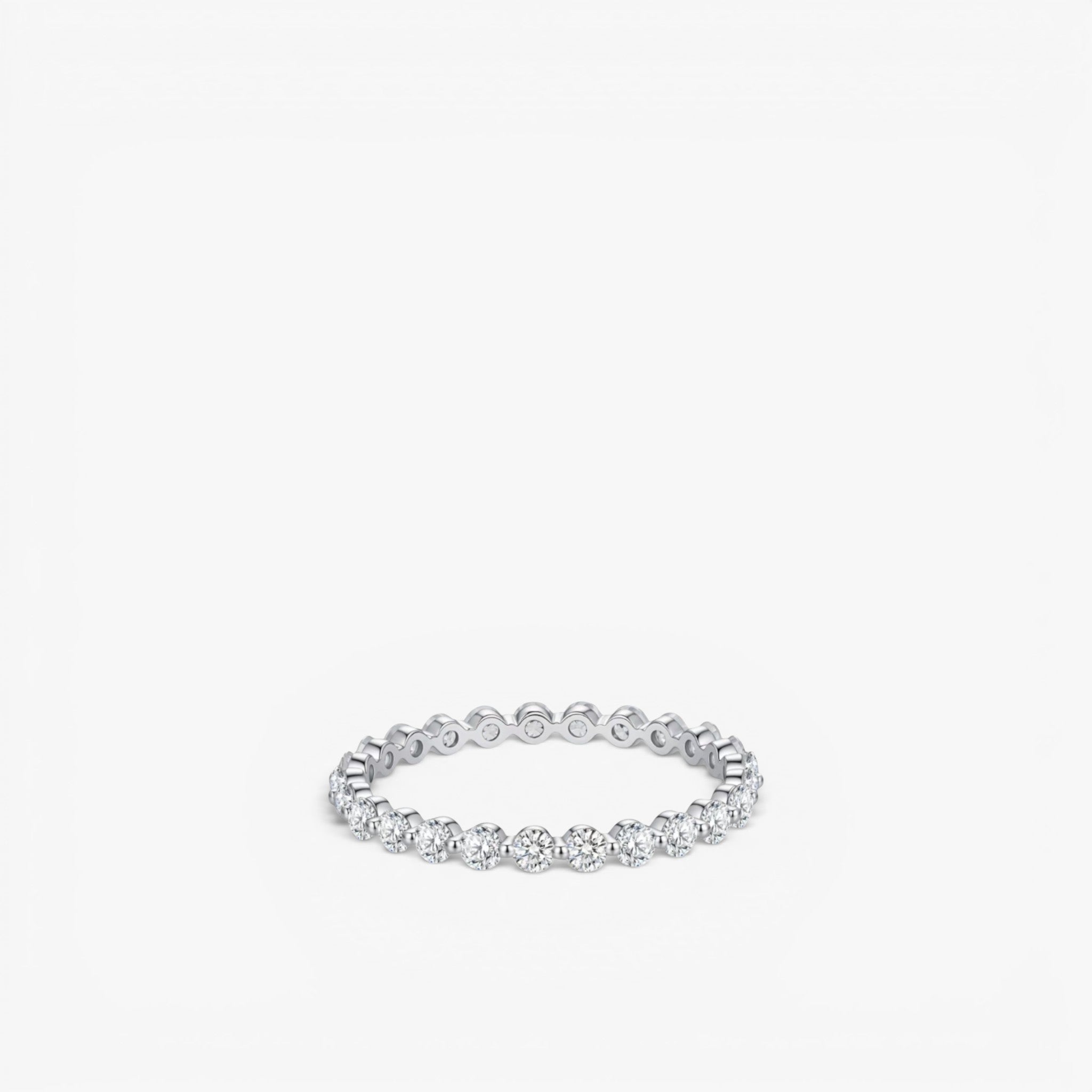 Éternelle Whisper Band 14k White Gold