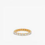 Celestia Eternity Ring 14k Yellow Gold