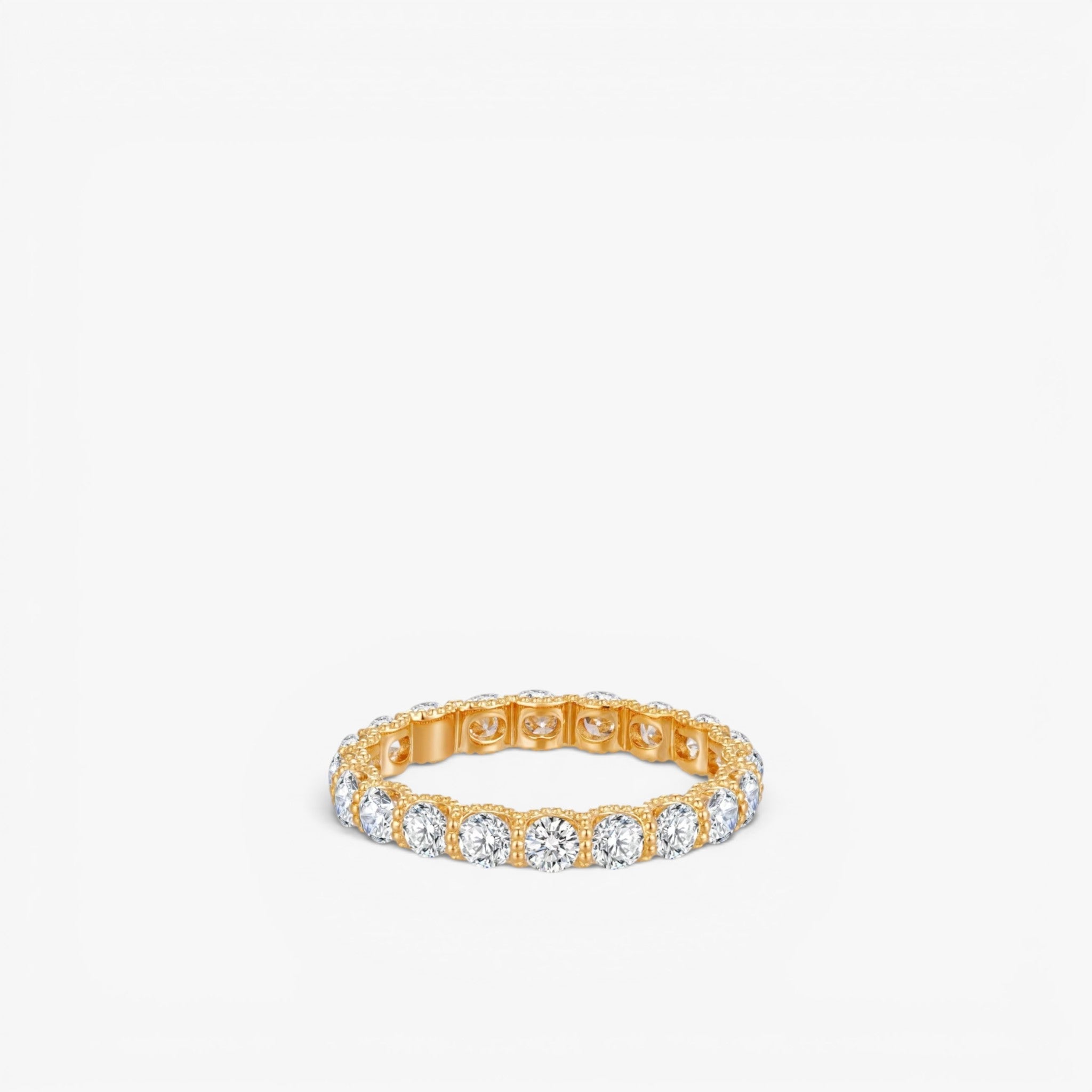 Celestia Eternity Ring 14k Yellow Gold