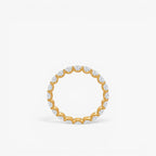 Celestia Eternity Ring 14k Yellow Gold