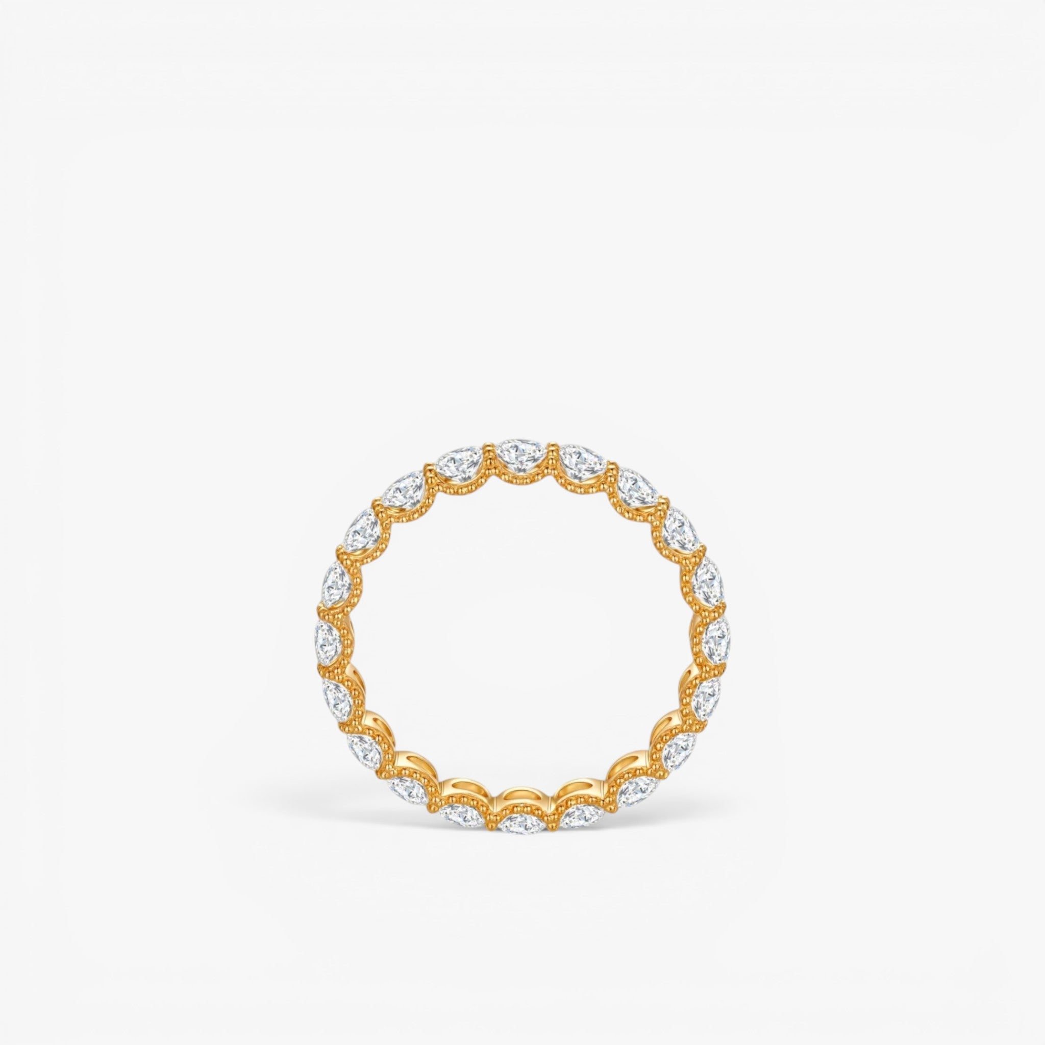 Celestia Eternity Ring 14k Yellow Gold