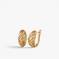 Aurielle Twist Hoops 14k Yellow Gold
