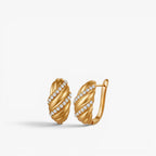 Aurielle Twist Hoops 14k Yellow Gold