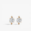Solara Hoop Earrings 18k Yellow Gold 0.5 ct