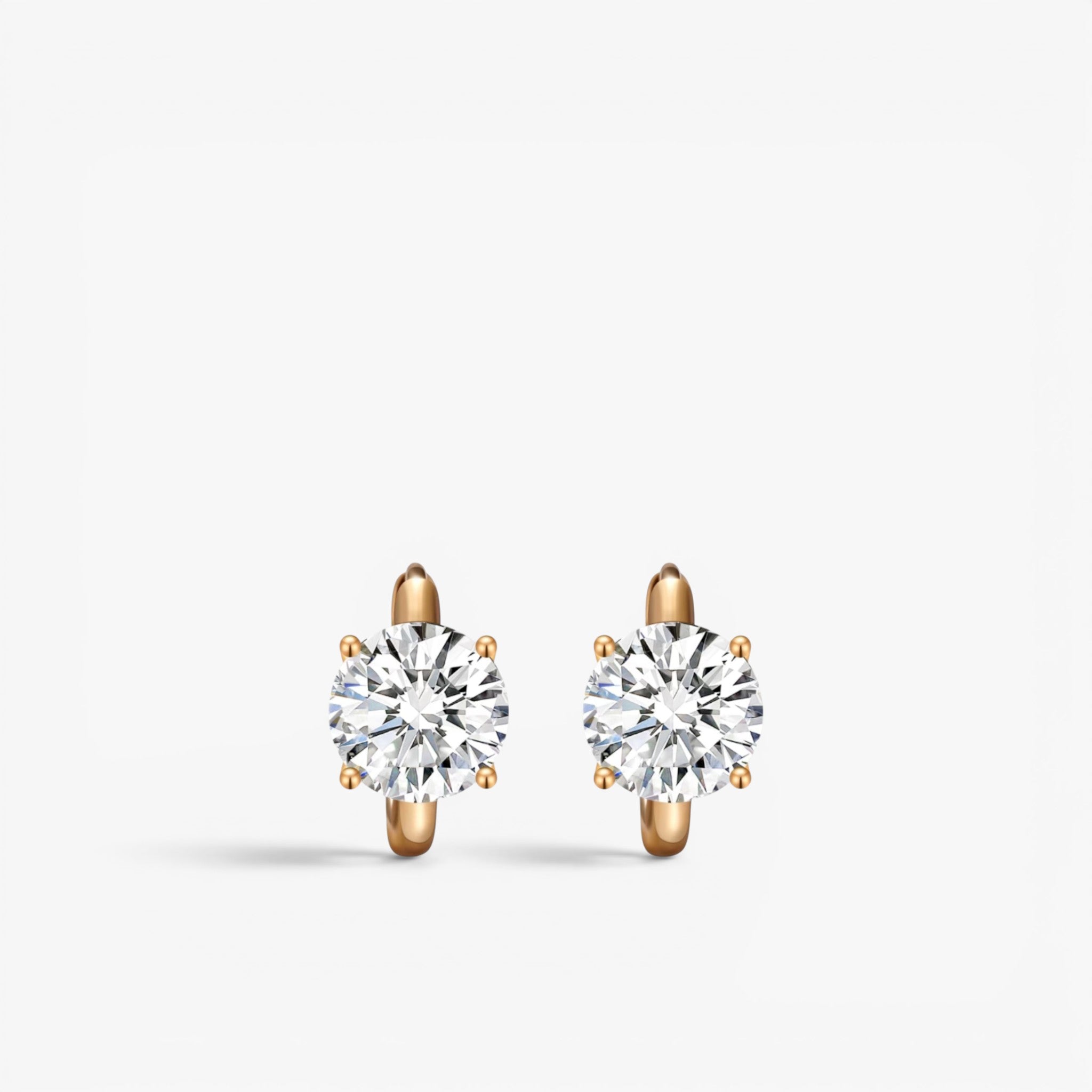 Solara Hoop Earrings 18k Yellow Gold 0.5 ct